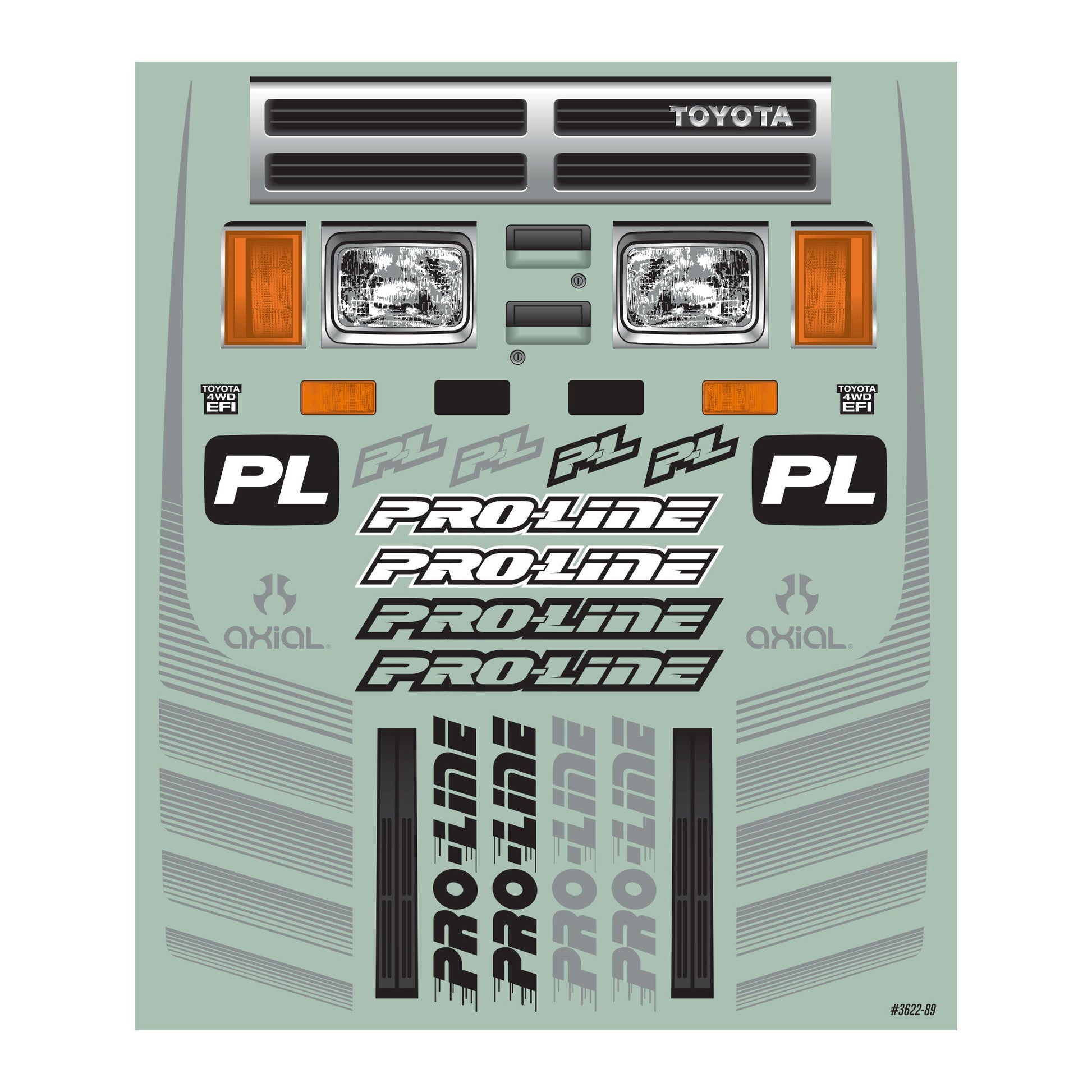 1985 Toyota Hilux SR5 Cab-Only Clear Body for SCX6 (PRO362200)_7