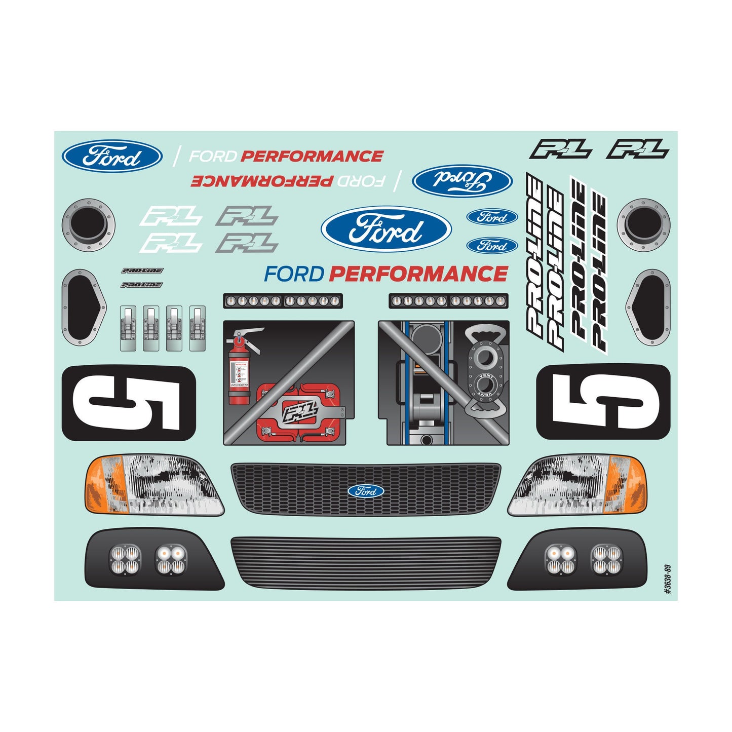 1997 Ford F-150 Trophy Truck Clear Body for Mojave 4S (PRO363817)