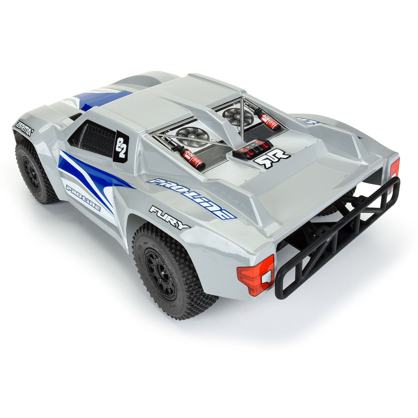 Pre-Cut Sector Tough-Color Gray Body for ARRMA Fury_4