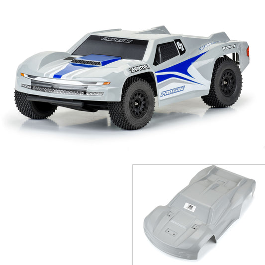 Pre-Cut Sector Tough-Color Gray Body for ARRMA Fury_1