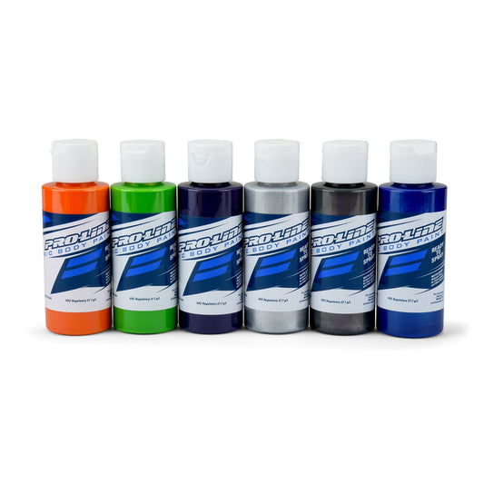 Pro-Line RC Body Paint Secondary Color Set 6 Pack (PRO632301)