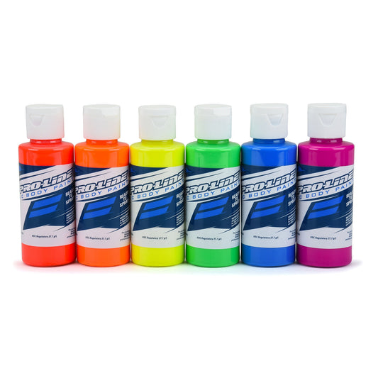 Pro-Line RC Body Paint Fluorescent Color Set (PRO632303)