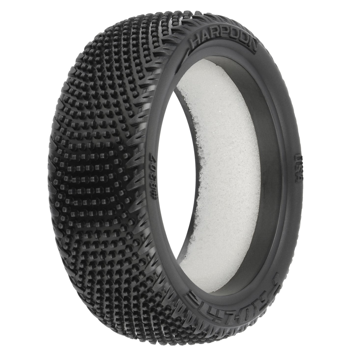 2.2" Harpoon CR4 Compound Front Tires for 1/10 4WD Carpet Buggy (2) (PRO8307304)_1