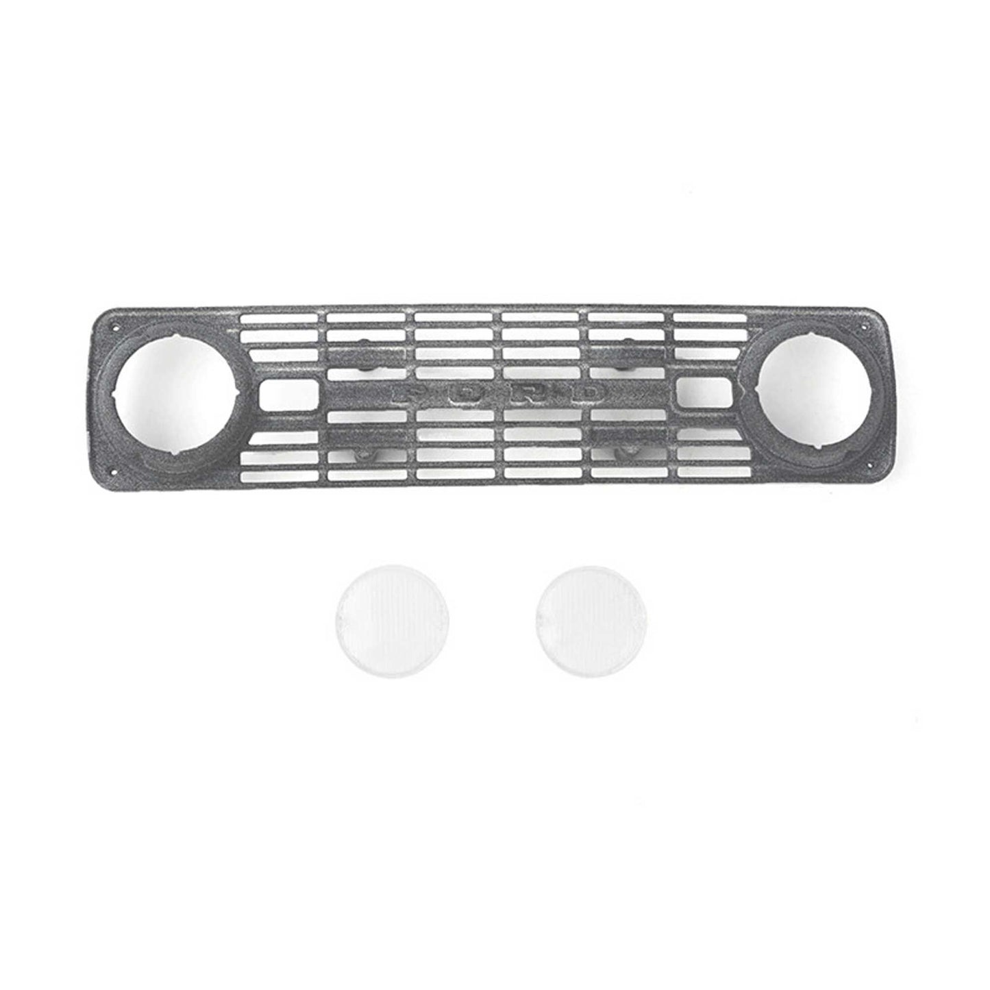 Front Grille and Lenses for Axial SCX10 III Early Ford Bronco (Gray) (RC4VVVC1270)