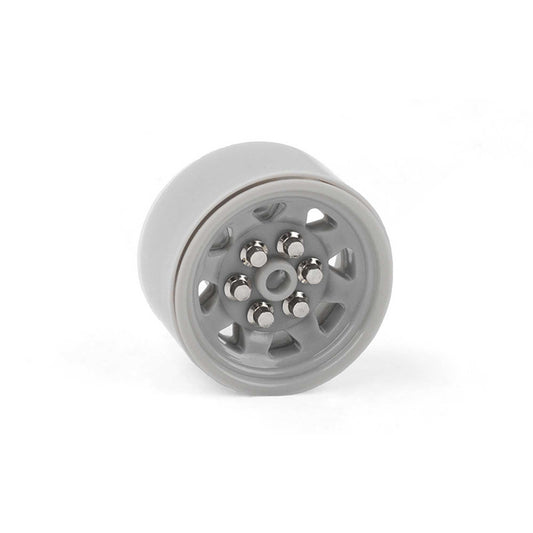 0.7" OEM Plastic Beadlock Wheels (Grey, 2 Pack) (RC4ZW0329)