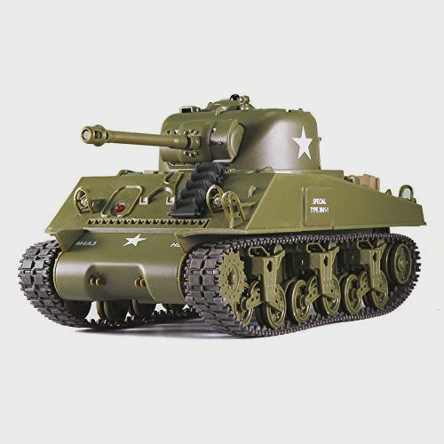 1/30 M4A3 Sherman RC Battle Tank Ready to Run with Battery and Charger (RCP3841-1)
