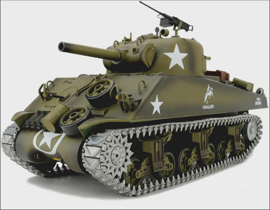 1/16 V7 M4A3 Sherman RC Battle Tank Ready to Run with Battery and Charger (Full Pro Version) (RCP3898-FULLPRO)