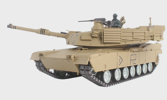 1/16 M1A2 Abrams RC Battle Tank Ready to Run with Battery and Charger (Full Pro Version) (RCP3918-FULLPRO)