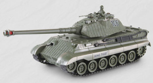 1/28 King Tiger RC Battle Tank and Bunker Accessory Ready to Run with Battery and Charger (RCP99865)