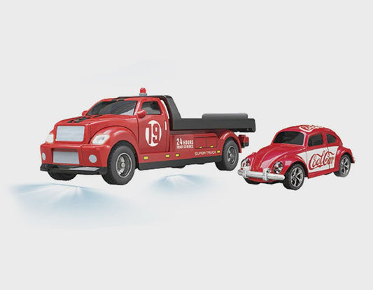 1/64 Diecast RC Hauler and Beetle Ready to Run with App Control (Coca Cola) (RCPHG4-186CC)