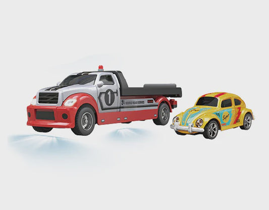 1/64 Diecast RC Hauler and Beetle Ready to Run with App Control (Yellow) (RCPHG4-186Y)