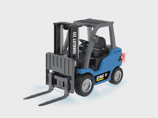 1/64 Diecast RC Forklift Ready to Run with App Control (Blue) (RCPHG4-243BL)