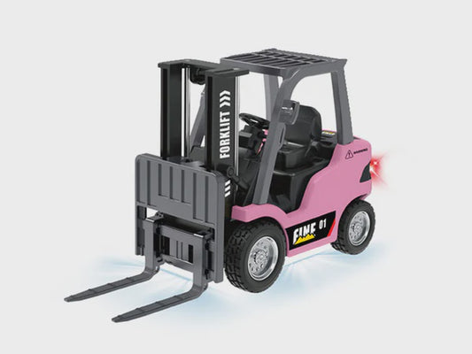 1/64 Diecast RC Forklift Ready to Run with App Control (Pink) (RCPHG4-243P)