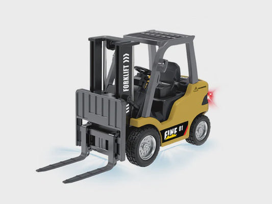 1/64 Diecast RC Forklift Ready to Run with App Control (Yellow) (RCPHG4-243Y)