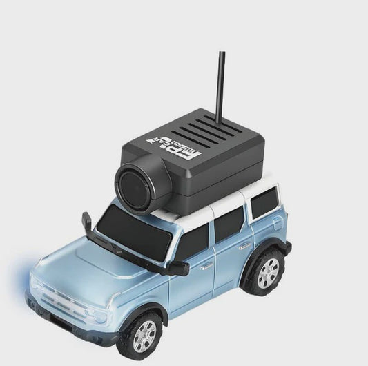 1/64 Diecast 720P FPV RC Truck Ready to Run with App Control (Blue) (RCPMGIZFPV-BL)