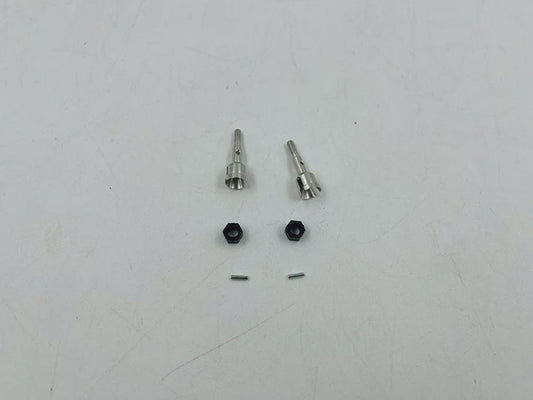Metal Axle Shafts with Pins and Hexes for 1/18 RC-Pro Vehicles (2) (RCPR1817)