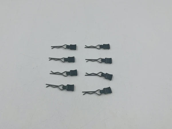 Body Clips with Pull-Tabs for 1/18 RC-Pro Vehicles (8) (RCPR1837)