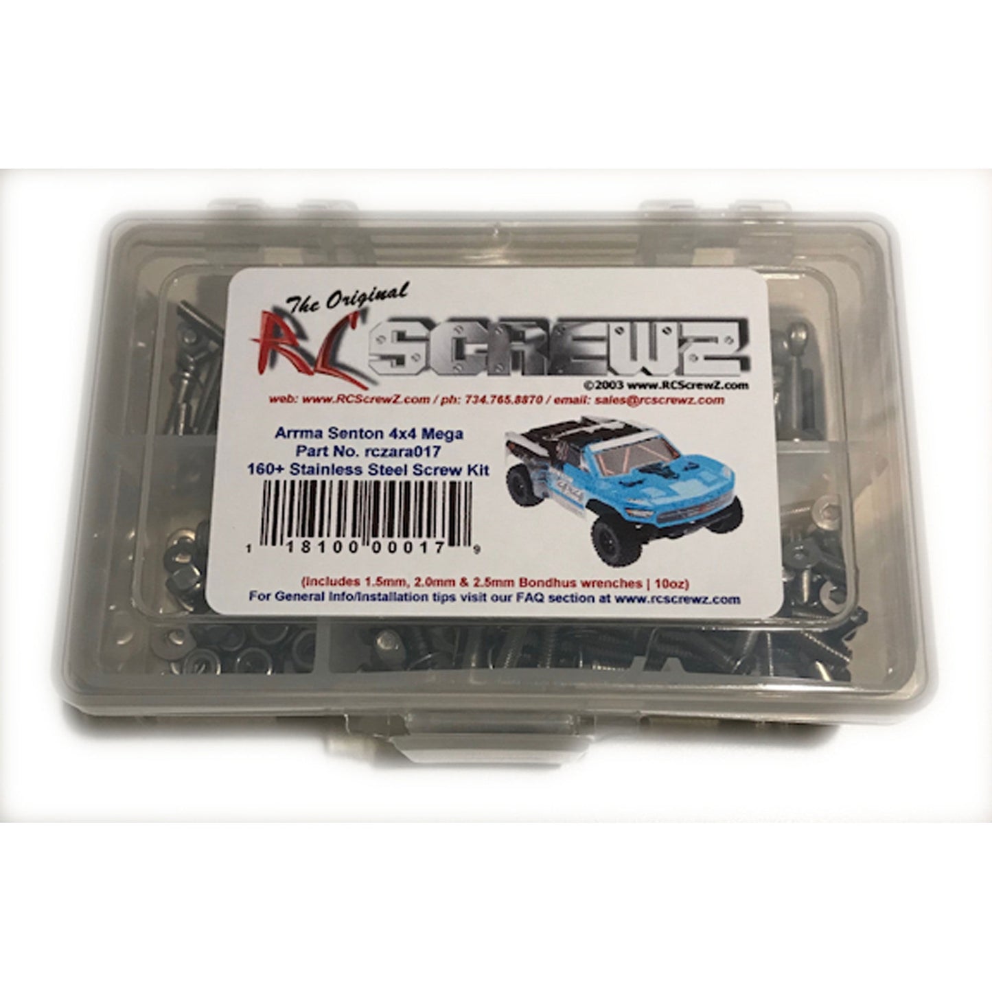 Stainless Steel Screw Set for ARRMA SENTON 4x4 Mega (RCZARA017)