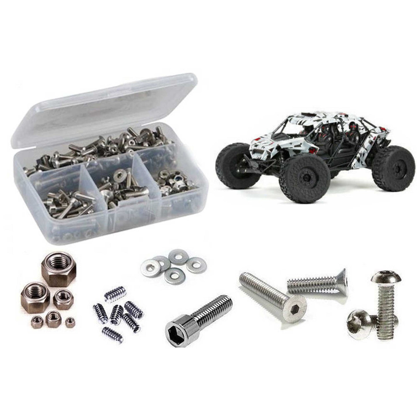 Stainless Steel Screw Kit for 1/7 Arrma Fireteam 6S BLX (RCZARA044)