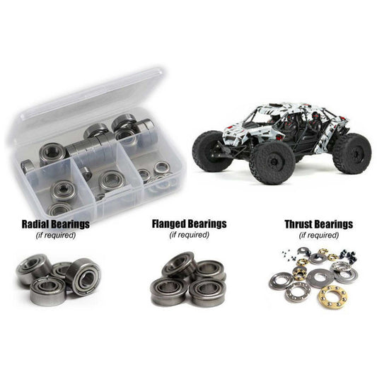 Metal Shielded Bearing Kit for 1/7 Arrma Fireteam 6S BLX (RCZARA044B)
