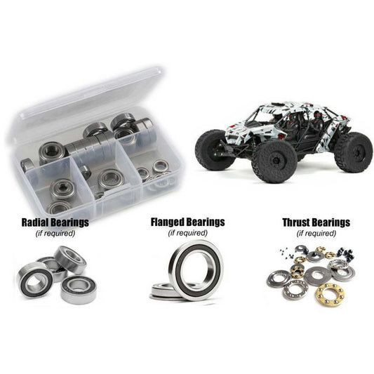 Rubber Shielded Bearing Kit for 1/7 Arrma Fireteam 6S BLX (RCZARA044R)