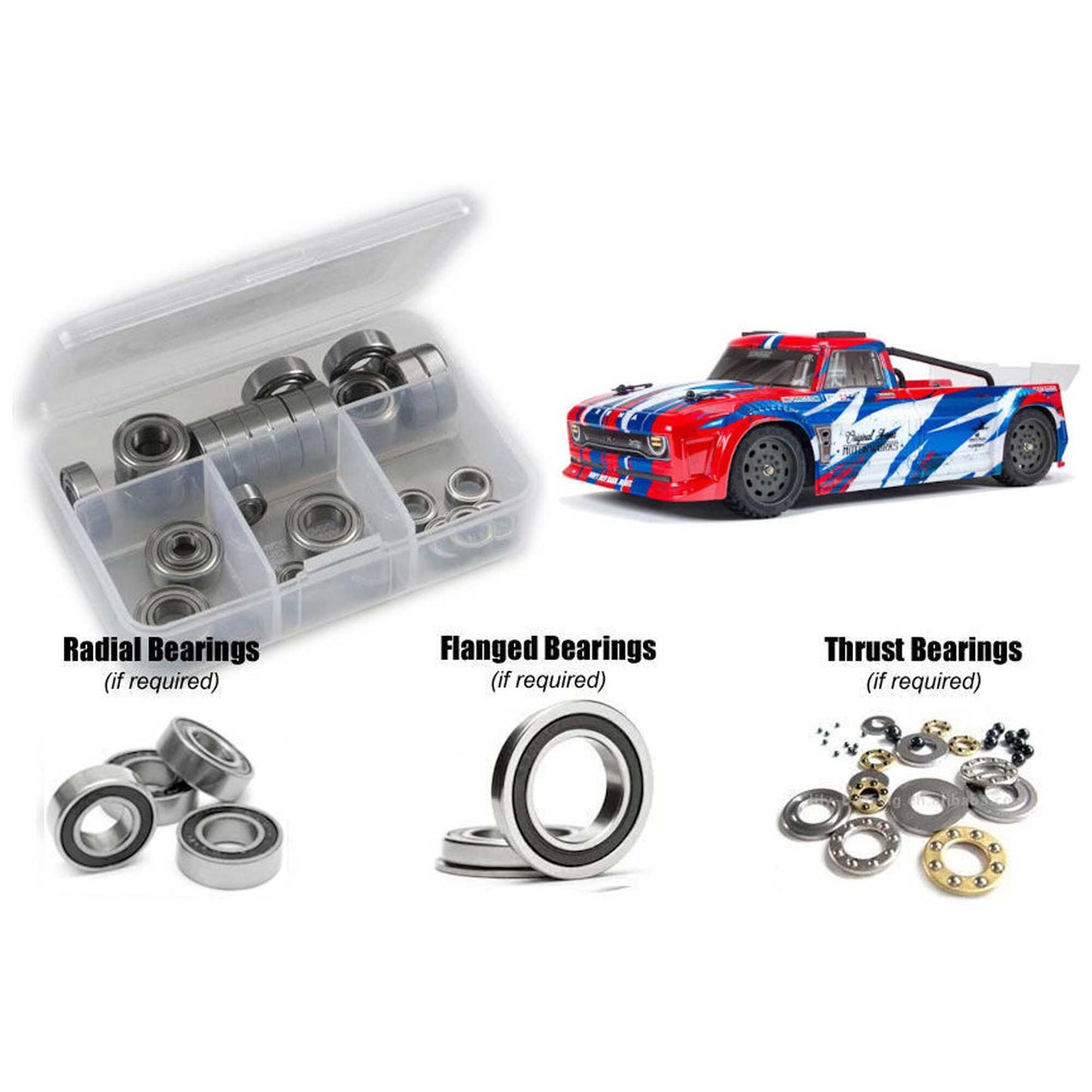 Stainless Steel Screw Kit for 1/8 Arrma Infraction Mega (RCZARA045R)