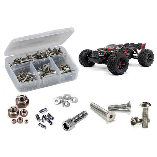 Stainless Steel Screw Kit for 1/5 Arrma Kraton EXB (RCZARA057)