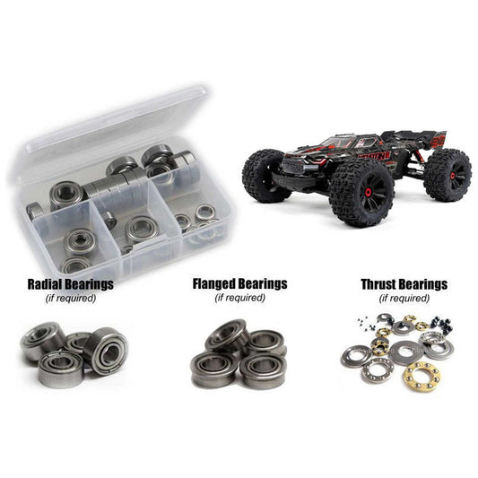 Metal Shielded Bearing Kit for 1/5 Arrma Kraton EXB (RCZARA057B)
