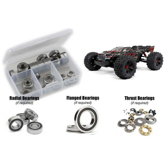 Rubber Shielded Bearing Kit for 1/5 Arrma Kraton EXB (RCZARA057R)