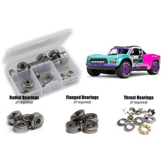 Metal Shielded Bearing Kit for 1/16 Arrma Mojave Grom 223S BLX (RCZARA062B)