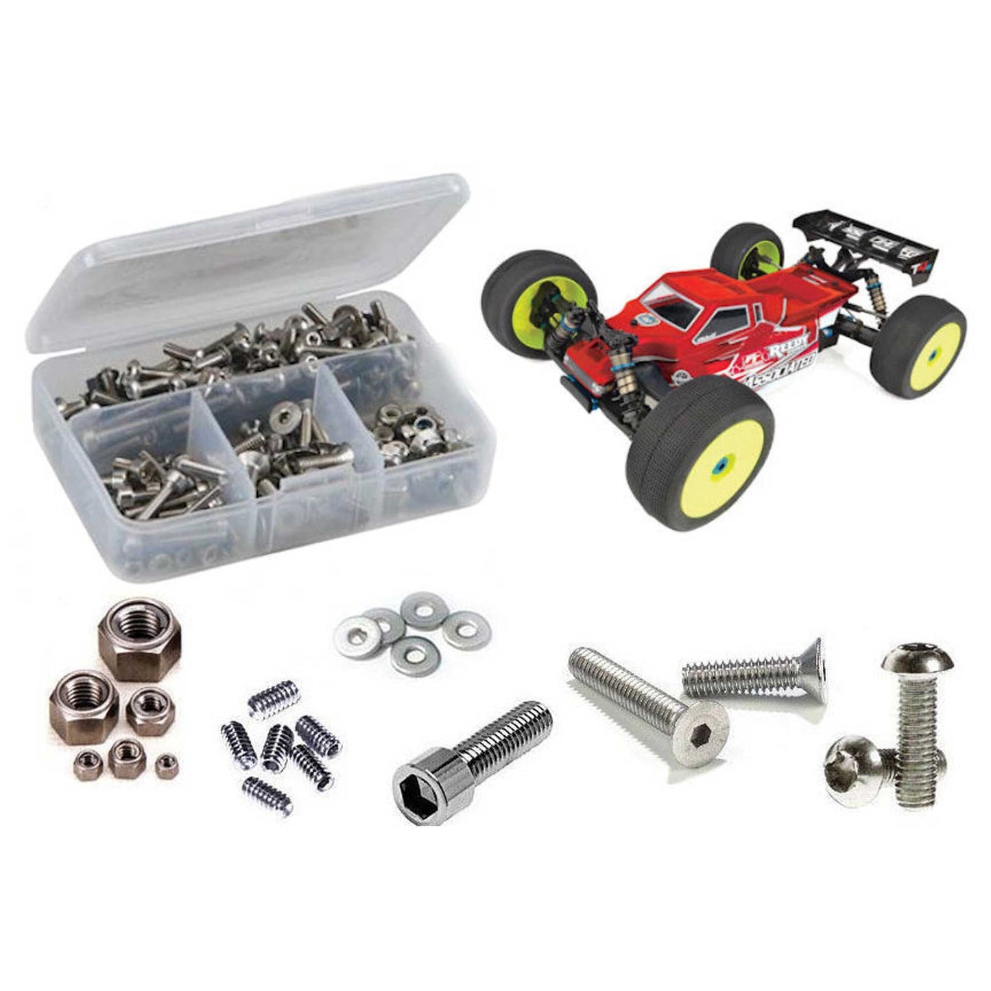 Associated RC8T4e Stainless Steel Screw Kit (RCZASC141)