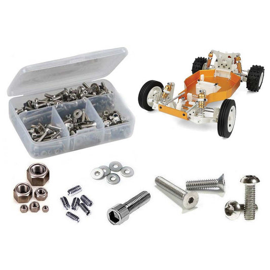 Stainless Steel Screw Kit for 1/10 Team Associated RC10 40th Anniversary (RCZASC145)