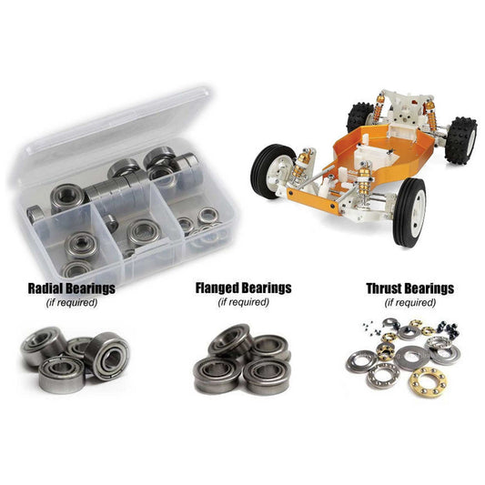 Metal Shielded Bearing Kit for 1/10 Team Associated RC10 40th Anniversary (RCZASC145B)