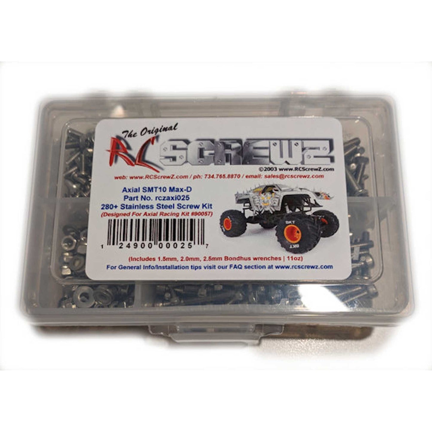 Stainless Steel Screw Set for Axial SMT10 Max-D (RCZAXI025)