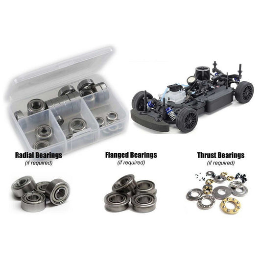 Metal Shielded Bearing Kit for 1/10 Kyosho FW-06 Nitro (RCZKYO212B)