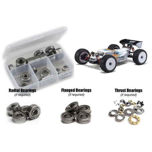Metal Shielded Bearing Kit for 1/8 Kyosho MP10Te Truggy (RCZKYO213B)
