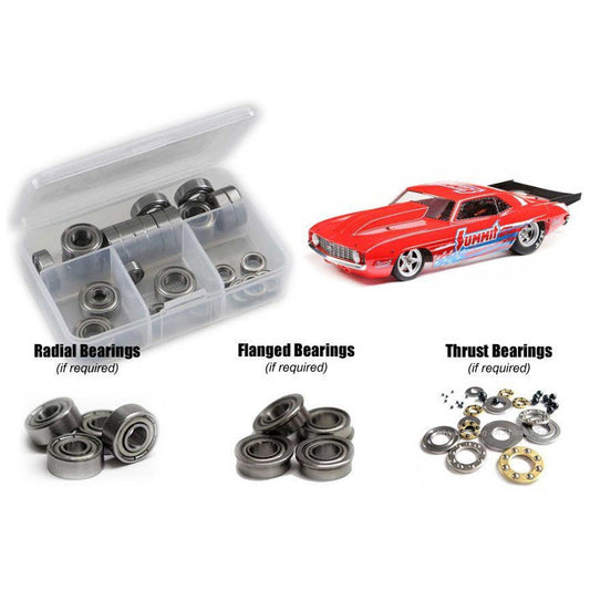 Metal Shielded Bearing Kit for 1/10 Losi 1969 Camaro 22S 2WD (RCZLOS129B)