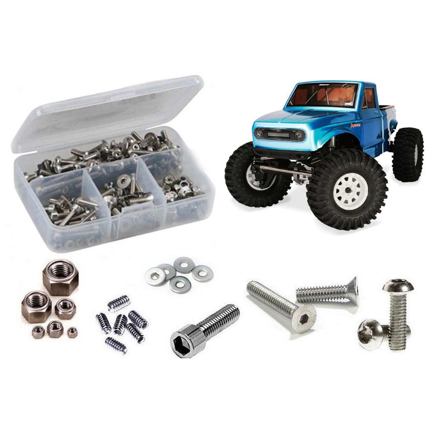 Redcat Racing Ascent 1/10th Crawler Stainless Steel Screw Kit (RCZRER080)