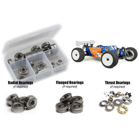 Metal Shielded Bearing Kit for 1/8 Tekno NT48 2.0 (RCZTEK026B)