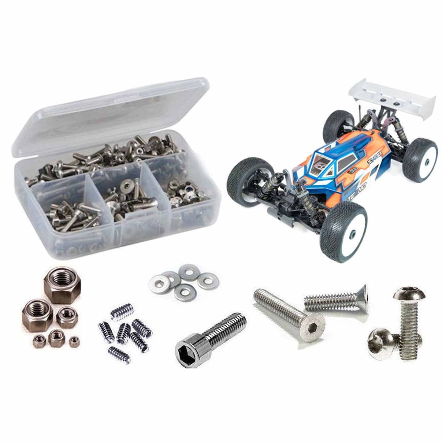 Tekno RC EB48 2.2 1/8th 4WD (TKR9005) Stainless Steel Screw Kit