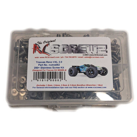 Stainless Steel Screw Set for Traxxas E-Revo 2.0 VXL (RCZTRA082)