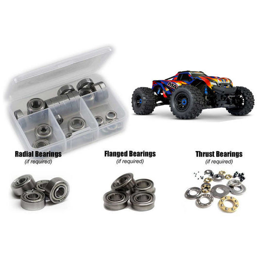 Metal Shielded Bearing Kit for 1/10 Traxxas Wide Maxx (RCZTRA102B)