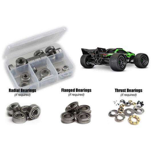 Metal Shielded Bearing Kit for 1/6 Traxxas XRT (RCZTRA107B)