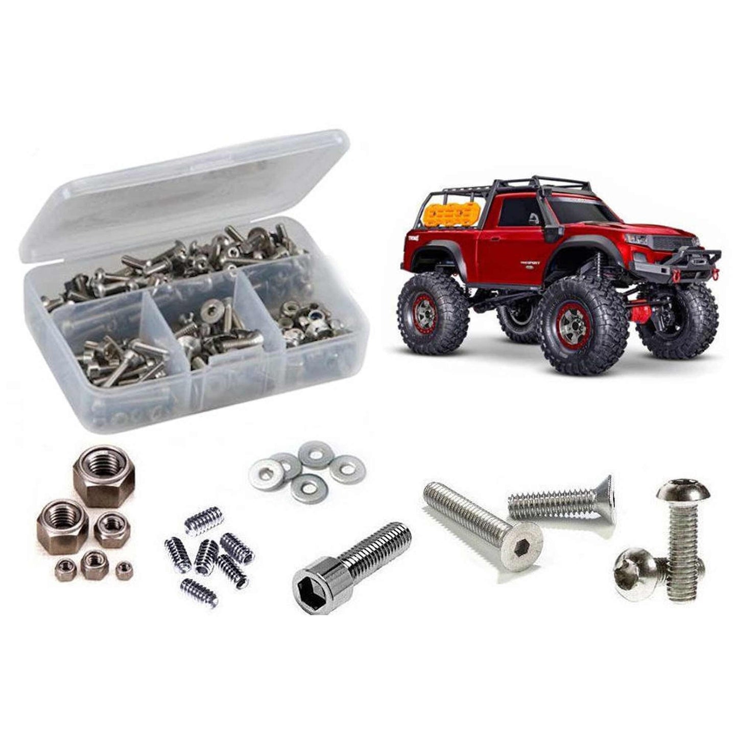 Traxxas TRX-4 Sport High Trail Stainless Steel Screw Kit (RCZTRA111)