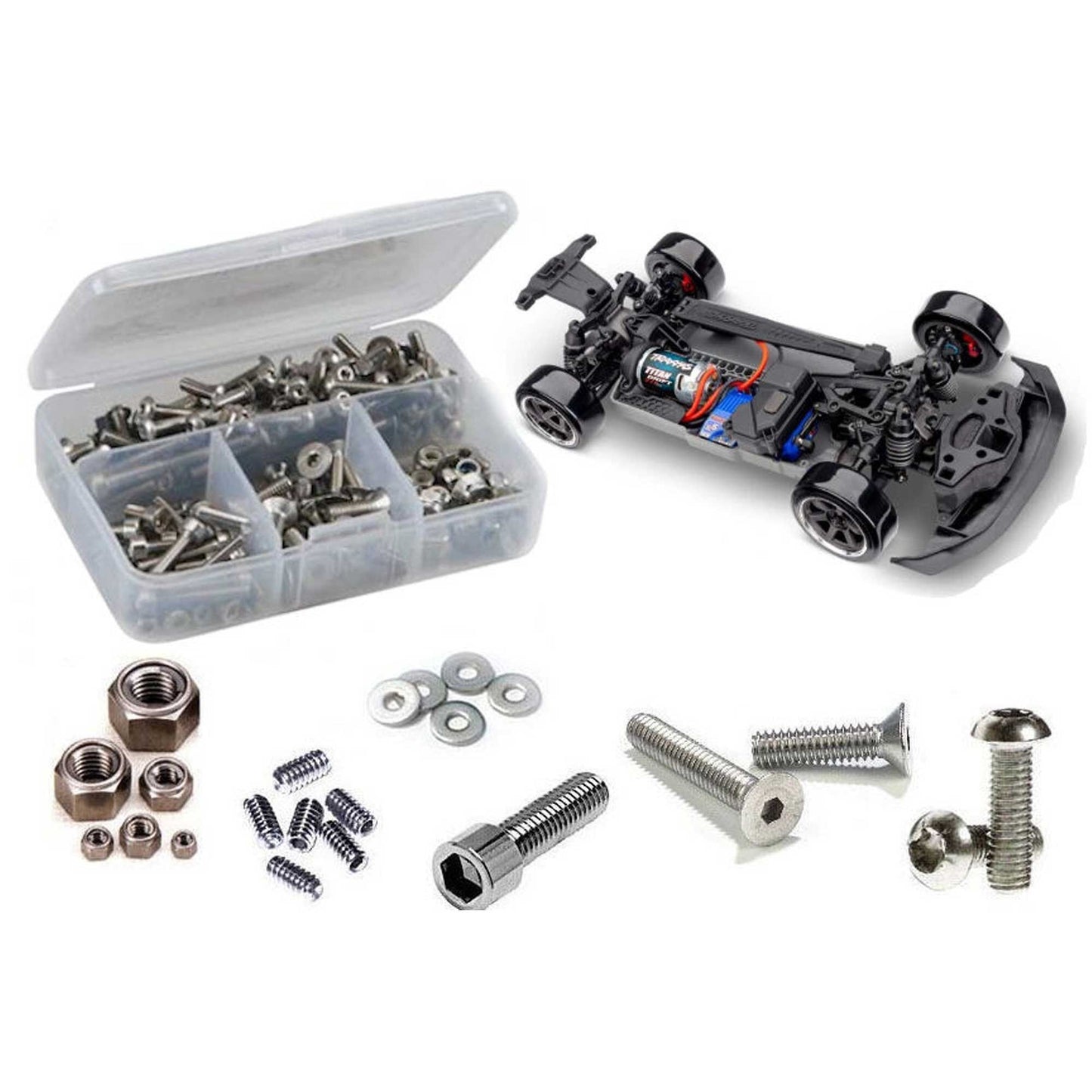 Stainless Steel Screw Kit for 1/10 Traxxas 4-Tec (RCZTRA126)