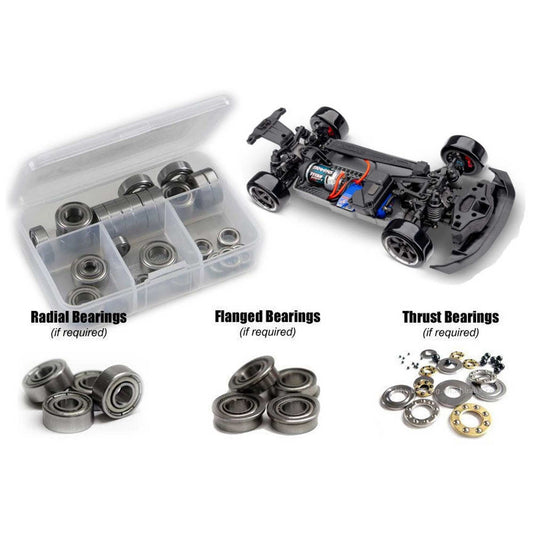Metal Shielded Bearing Kit for 1/10 Traxxas 4-Tec (RCZTRA126B)