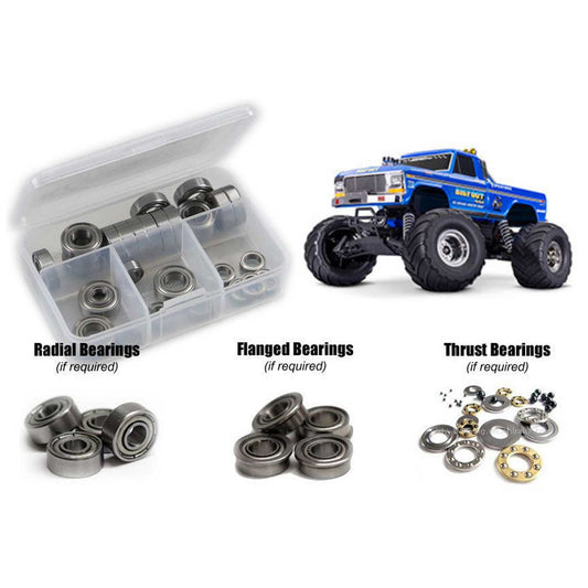 Metal Shielded Bearing Kit for 1/10 Traxxas Bigfoot #1 (RCZTRA131B)