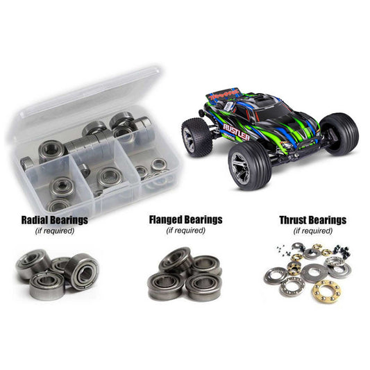Metal Shielded Bearing Kit for 1/10 Traxxas Rustler BL-2S (RCZTRA132B)
