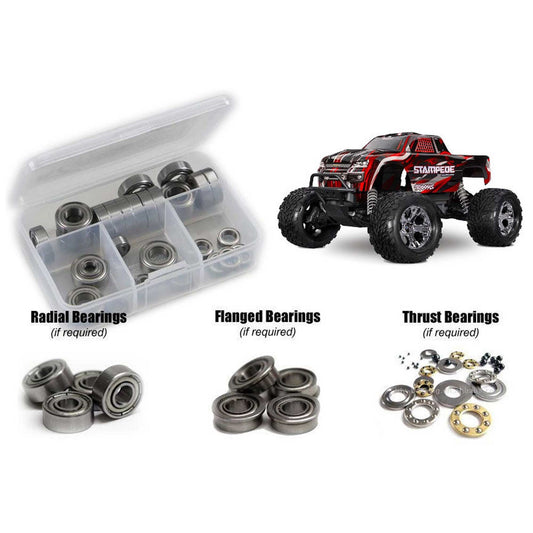 Metal Shielded Bearing Kit for 1/10 Traxxas Stampede BL-2S (RCZTRA133B)
