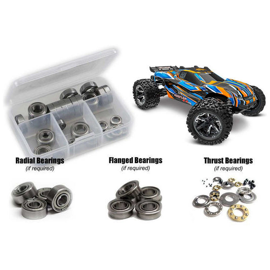 Metal Shielded Bearing Kit for 1/10 Traxxas Rustler 4x4 VXL (RCZTRA135B)